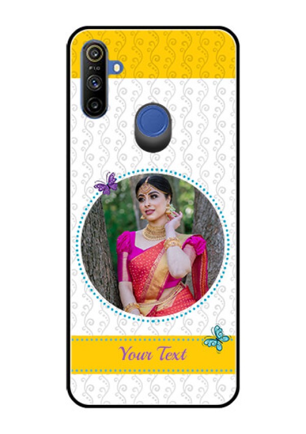 Narzo 20A Custom Glass Mobile Case  - Girls Premium Case Design