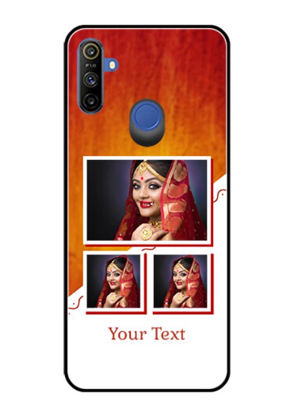 Narzo 20A Custom Glass Phone Case  - Wedding Memories Design  