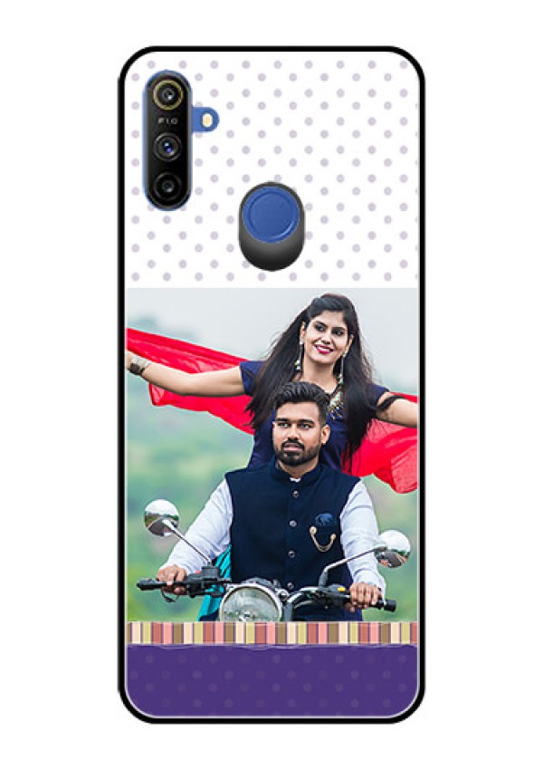 Narzo 20A Photo Printing on Glass Case  - Cute Family Design