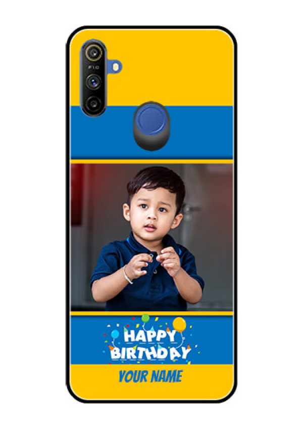 Narzo 20A Custom Glass Mobile Case  - Birthday Wishes Design