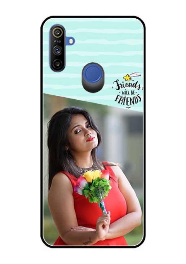 Narzo 20A Custom Glass Phone Case  - Friends Picture Icon Design