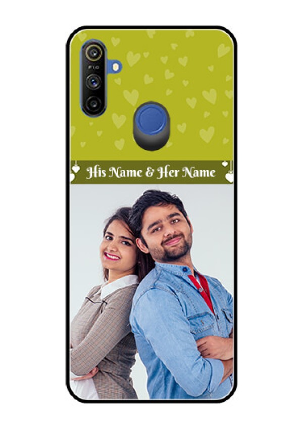 Narzo 20A Custom Glass Phone Case  - You & Me Heart Design