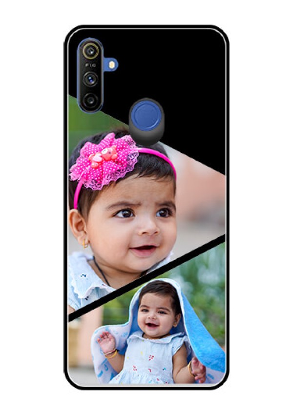 Narzo 20A Custom Glass Phone Case  - Semi Cut Design