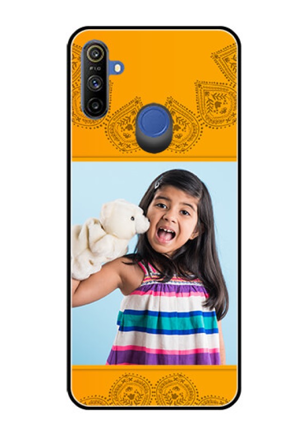 Narzo 20A Personalized Glass Phone Case  - Photo Wedding Design 