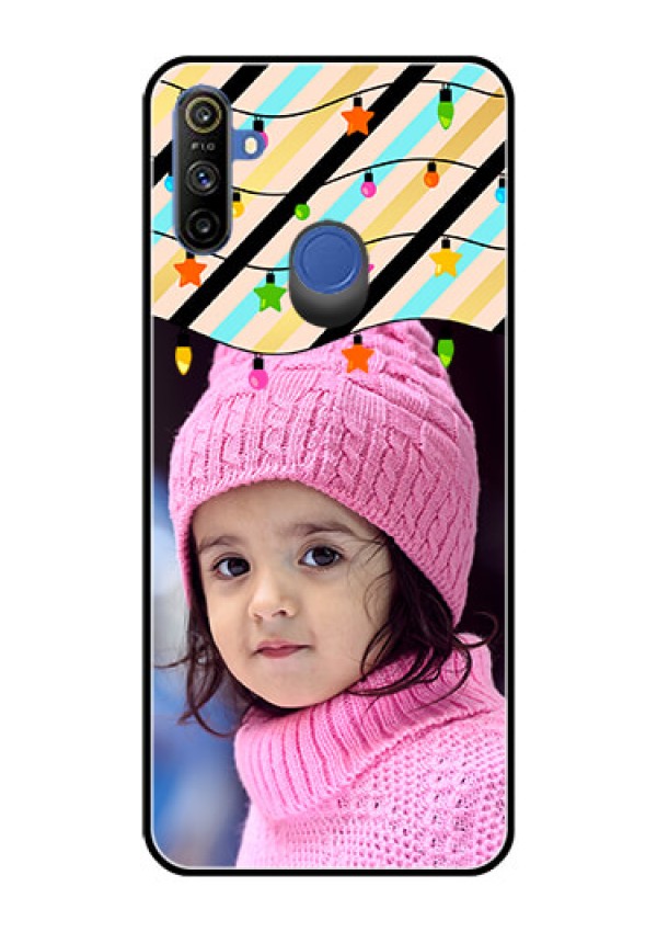 Narzo 20A Custom Glass Mobile Case  - Lights Hanging Design