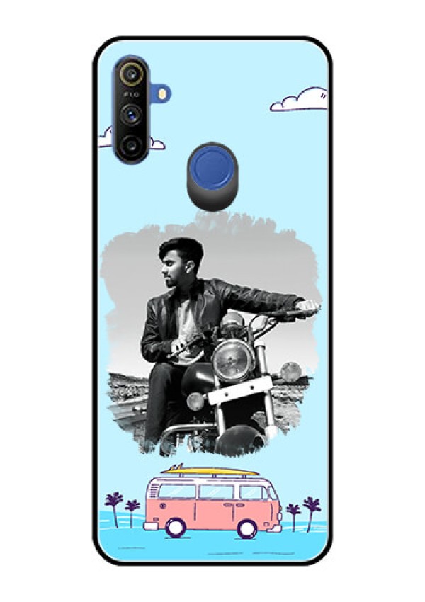 Narzo 20A Photo Printing on Glass Case  - Travel & Adventure Design