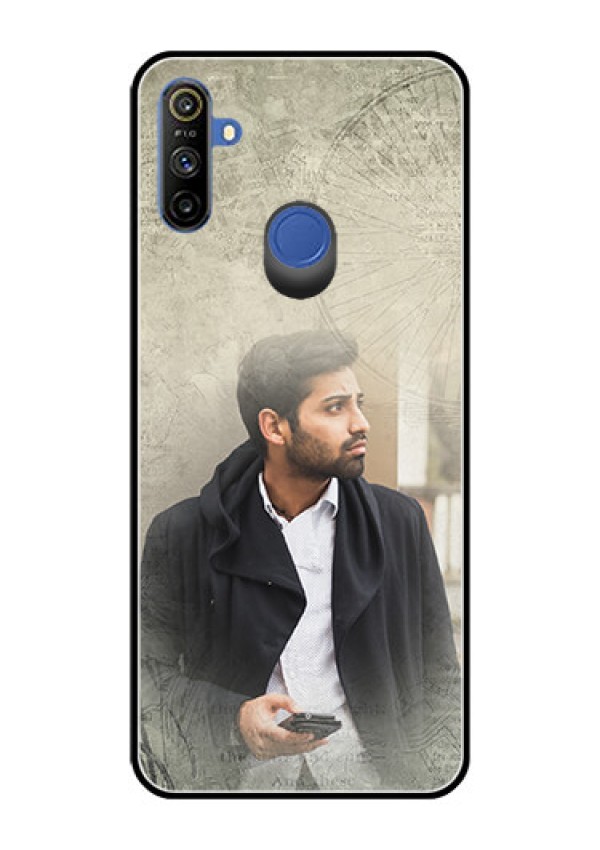Narzo 20A Custom Glass Phone Case  - with vintage design