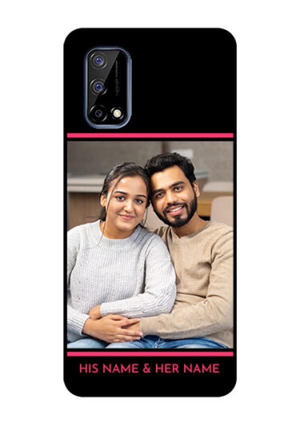 Realme Narzo 30 Pro 5G Custom Glass Mobile Case - with Add Text Design