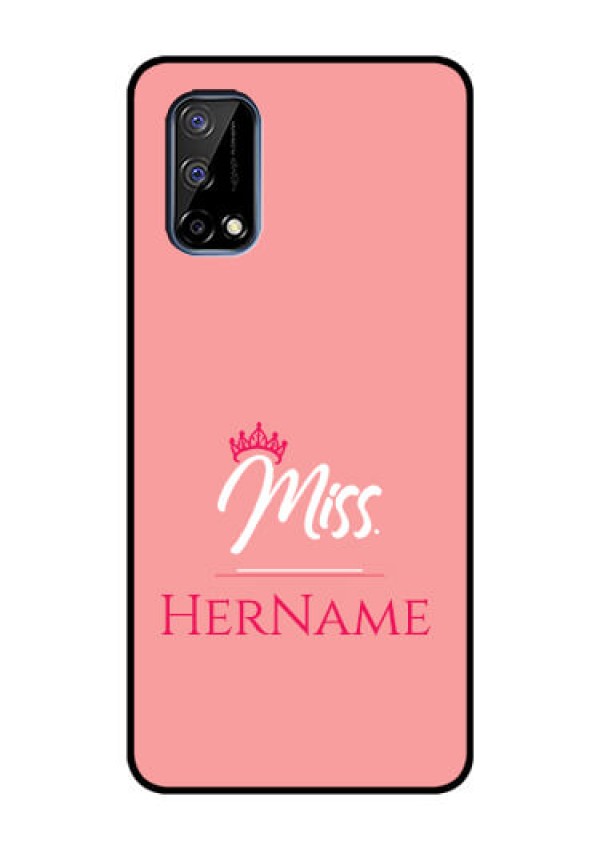 Realme Narzo 30 Pro 5G Custom Glass Phone Case Mrs with Name