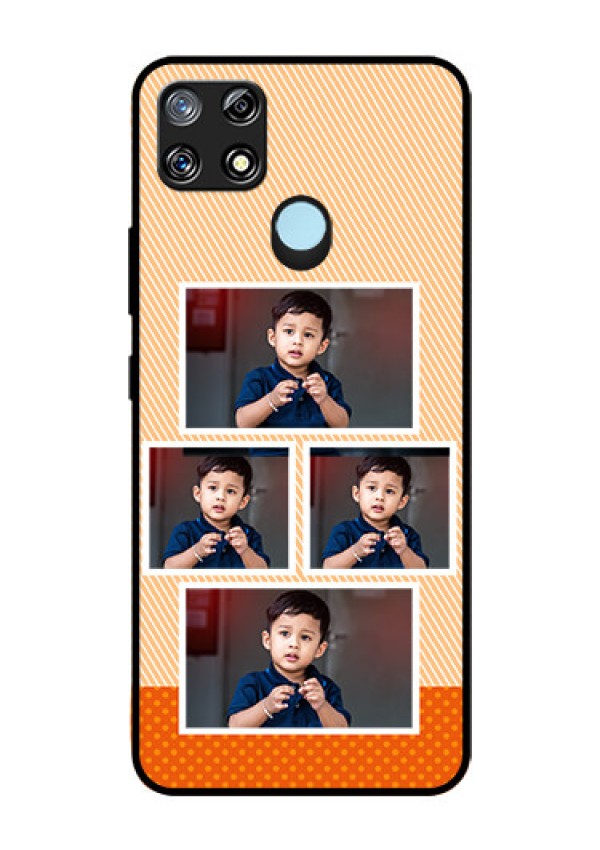 Narzo 30A Photo Printing on Glass Case  - Bulk Photos Upload Design