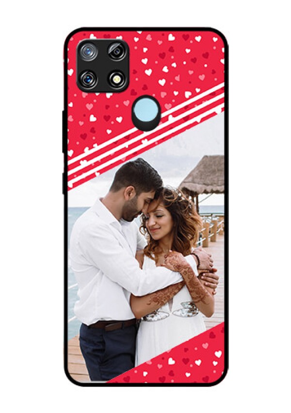 Narzo 30A Custom Glass Mobile Case  - Valentines Gift Design