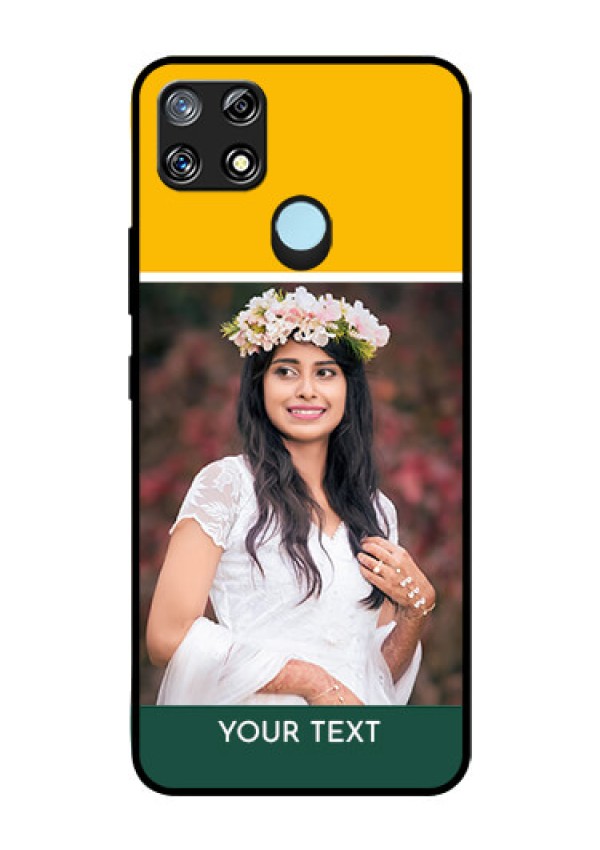 Narzo 30A Photo Printing on Glass Case  - Love You Design