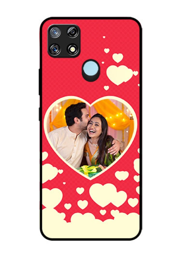 Narzo 30A Custom Glass Mobile Case  - Love Symbols Phone Cover Design