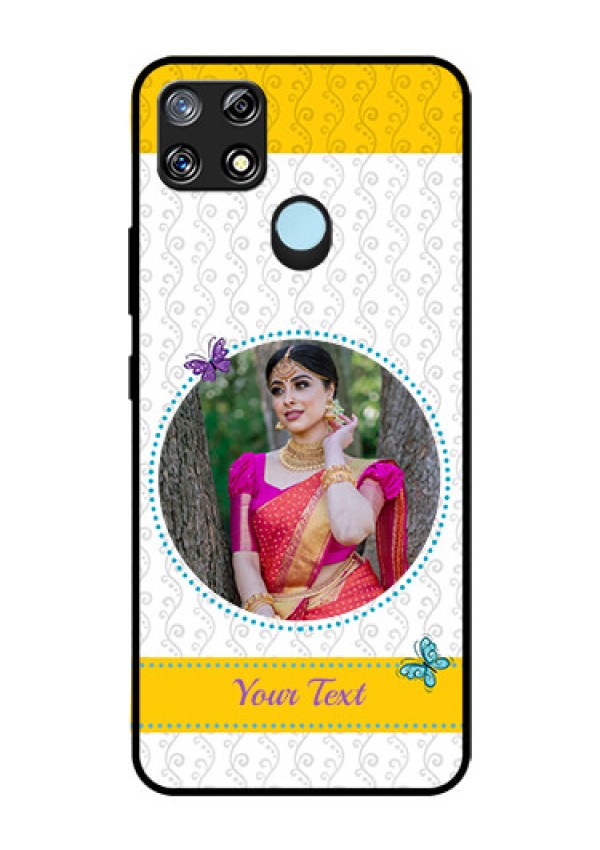 Narzo 30A Custom Glass Mobile Case  - Girls Premium Case Design