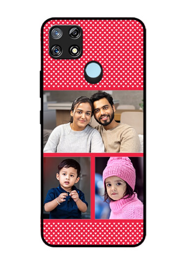 Narzo 30A Personalized Glass Phone Case  - Bulk Pic Upload Design
