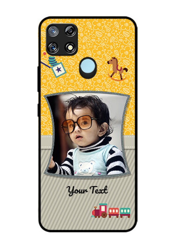 Narzo 30A Personalized Glass Phone Case  - Baby Picture Upload Design