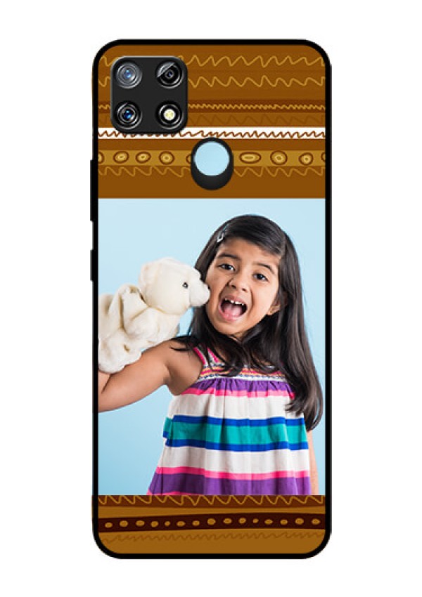 Narzo 30A Custom Glass Phone Case  - Friends Picture Upload Design 