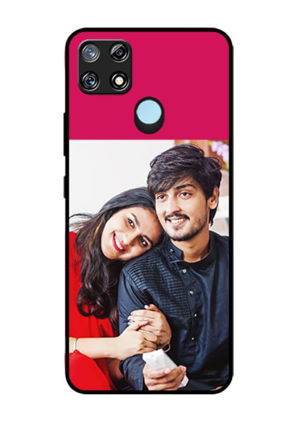 Narzo 30A Custom Glass Mobile Case  - Anniversary Cover Design