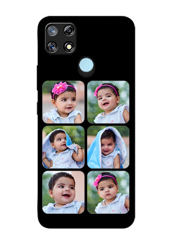 Narzo 30A Photo Printing on Glass Case  - Multiple Pictures Design