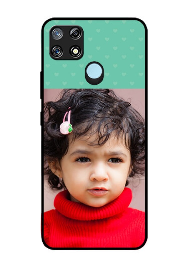 Narzo 30A Custom Glass Phone Case  - Lovers Picture Design