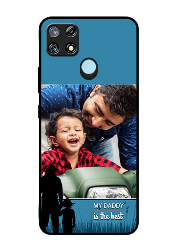 Narzo 30A Custom Glass Mobile Case  - Best dad design 