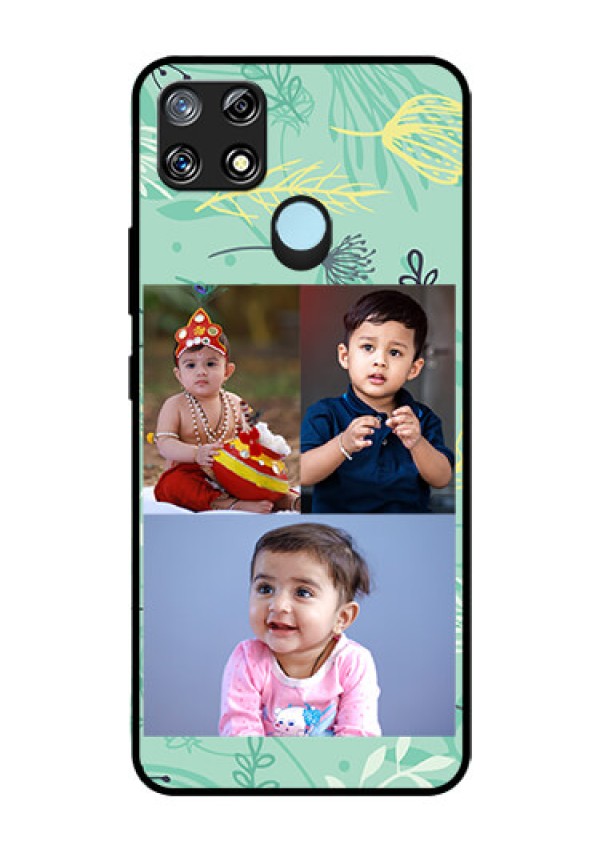 Narzo 30A Photo Printing on Glass Case  - Forever Family Design 
