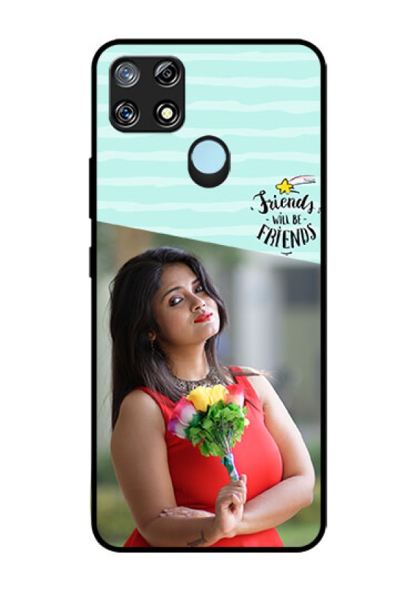 Narzo 30A Custom Glass Phone Case  - Friends Picture Icon Design