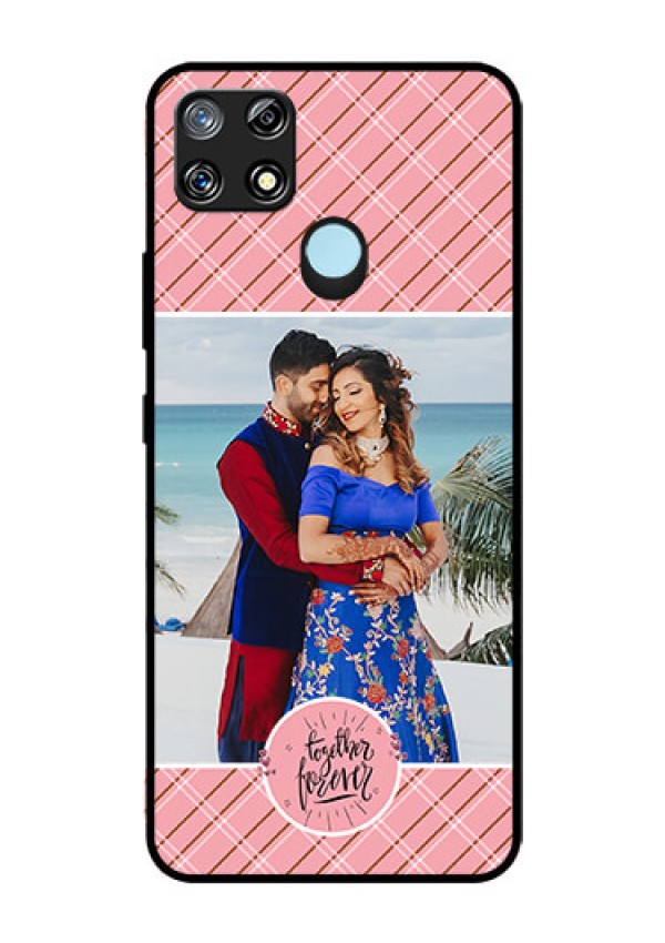 Narzo 30A Personalized Glass Phone Case  - Together Forever Design