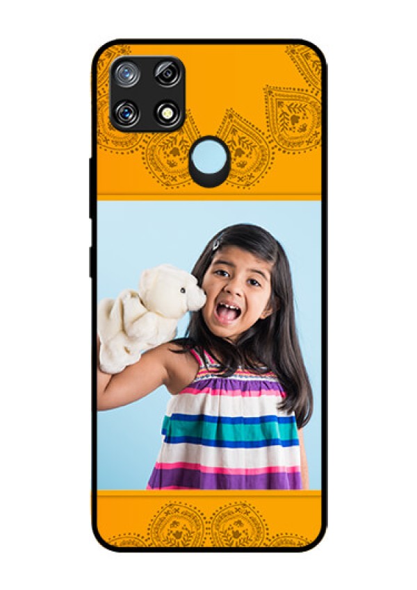 Narzo 30A Personalized Glass Phone Case  - Photo Wedding Design 