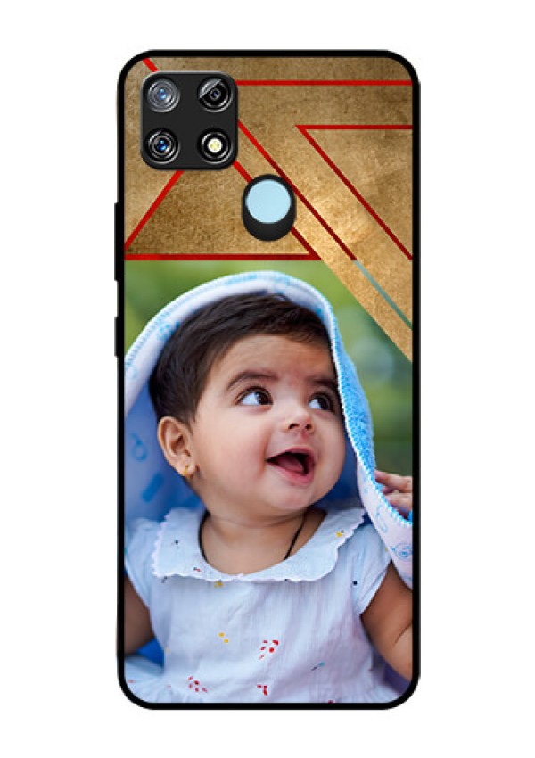Narzo 30A Personalized Glass Phone Case  - Gradient Abstract Texture Design