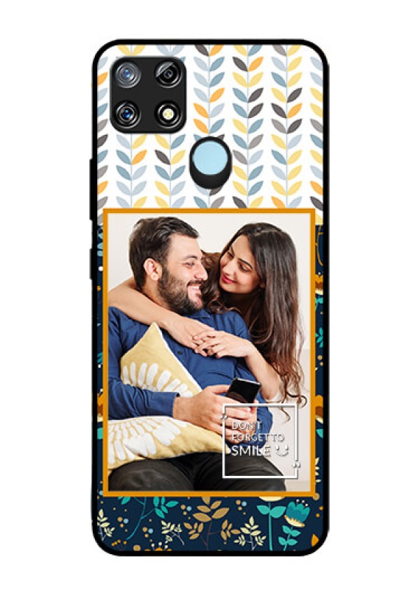 Narzo 30A Custom Glass Mobile Case  - Pattern Design