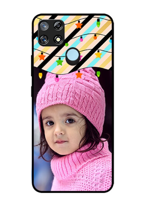 Narzo 30A Custom Glass Mobile Case  - Lights Hanging Design