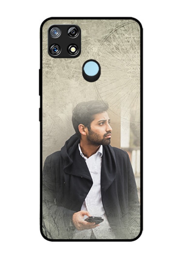 Narzo 30A Custom Glass Phone Case  - with vintage design