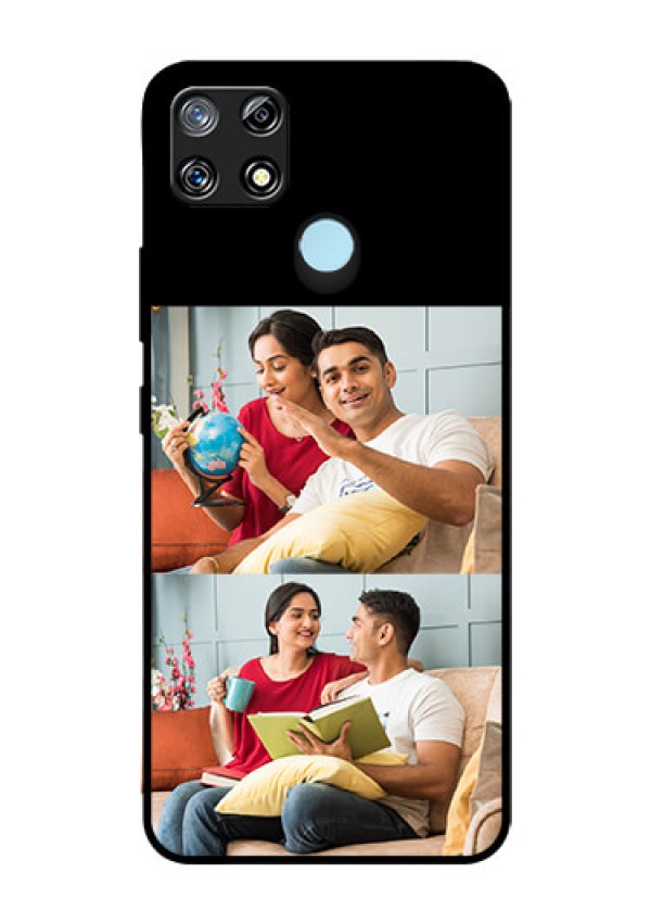 Narzo 30A 2 Images on Glass Phone Cover