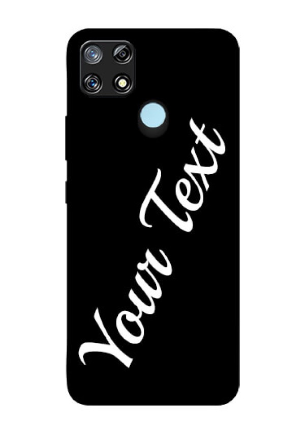 Narzo 30A Custom Glass Mobile Cover with Your Name