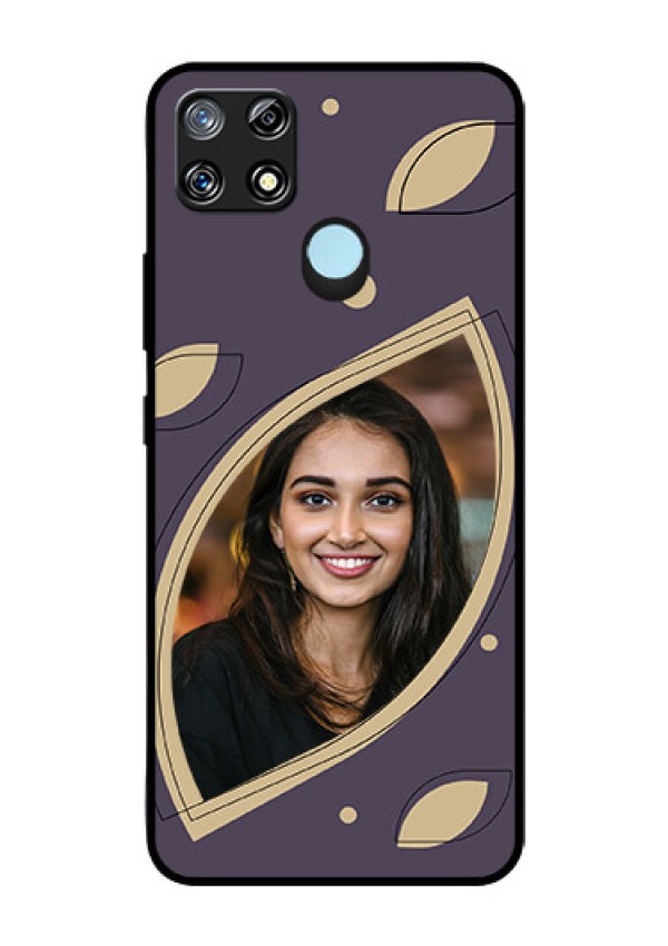 Narzo 30A Custom Glass Mobile Case - Falling Leaf Design