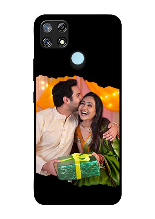 Narzo 30A Custom Glass Phone Case - Tear-off Design