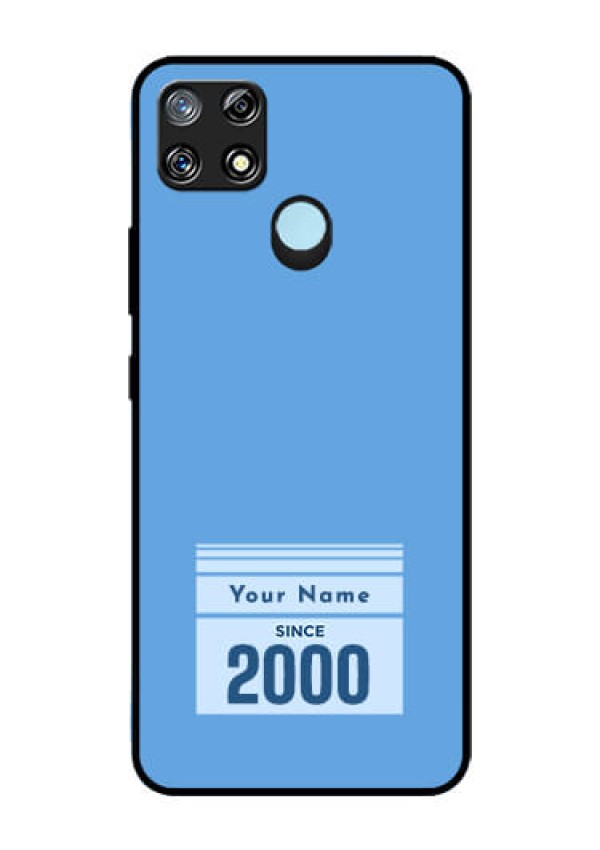 Narzo 30A Custom Glass Mobile Case - Custom Year of birth Design
