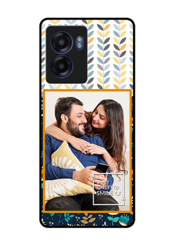 Realme Narzo 50 5G Custom Glass Mobile Case - Pattern Design
