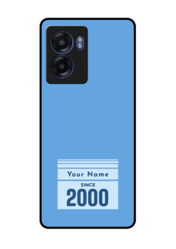 Narzo 50 5G Custom Glass Mobile Case - Custom Year of birth Design