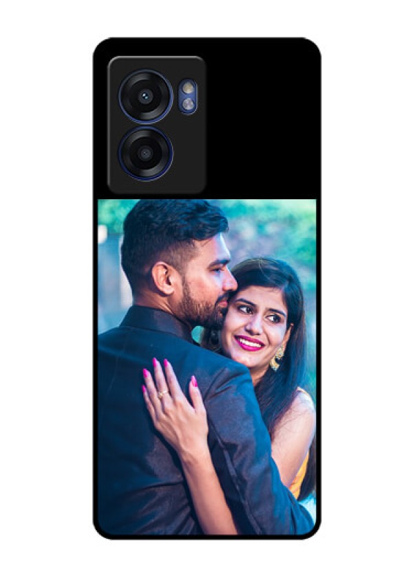 Narzo 50 5G Custom Glass Phone Case - Upload Full Picture With Custom Color Design