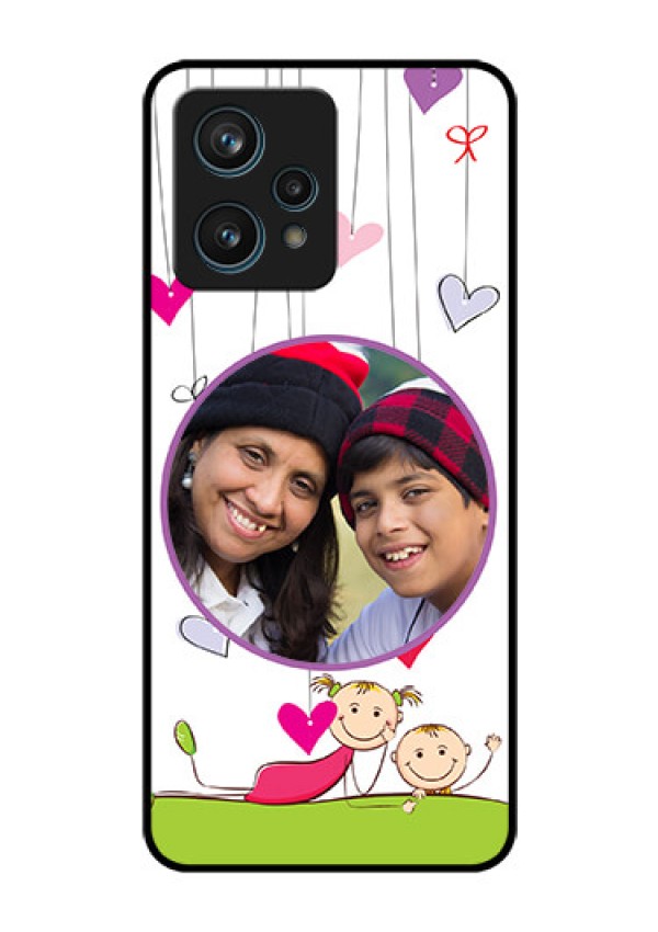 Narzo 50 Pro 5G Photo Printing on Glass Case - Cute Kids Phone Case Design