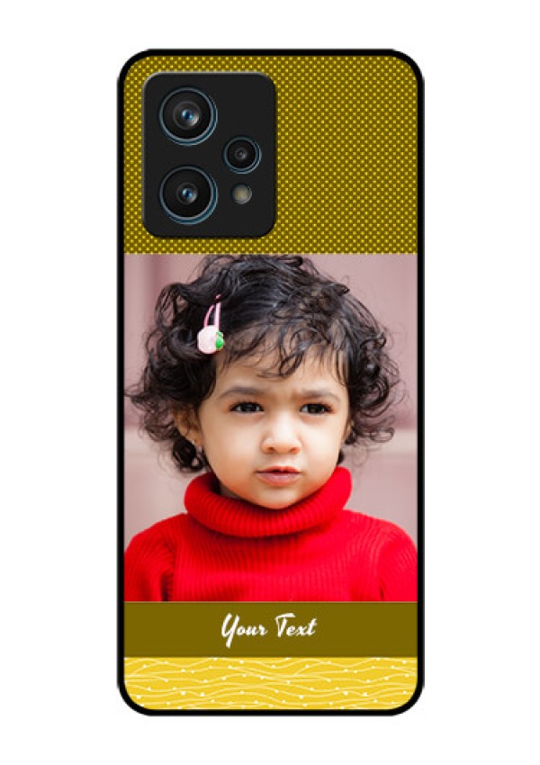 Narzo 50 Pro 5G Custom Glass Phone Case - Simple Green Color Design