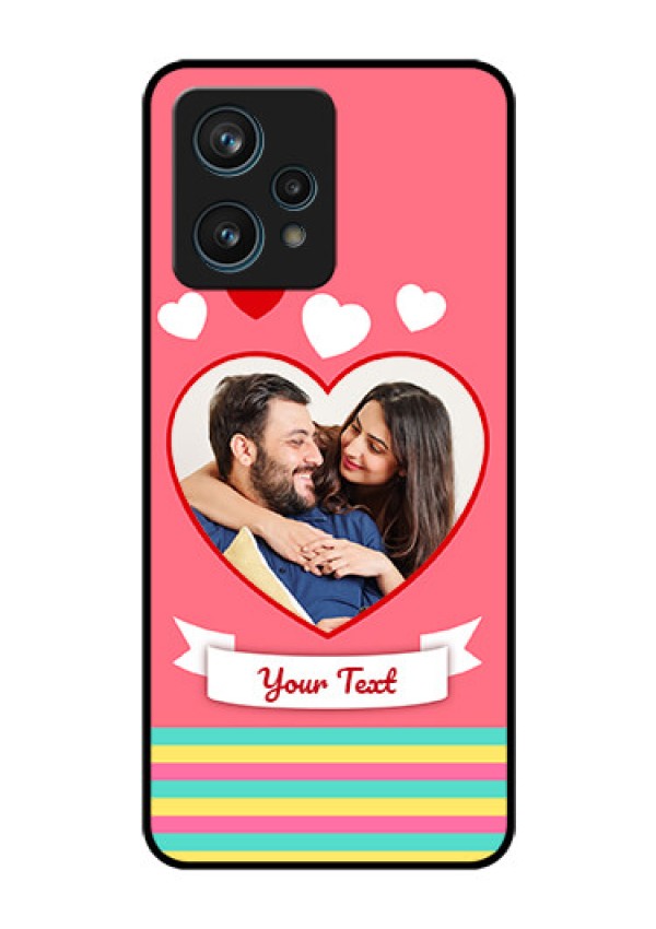 Narzo 50 Pro 5G Photo Printing on Glass Case - Love Doodle Design