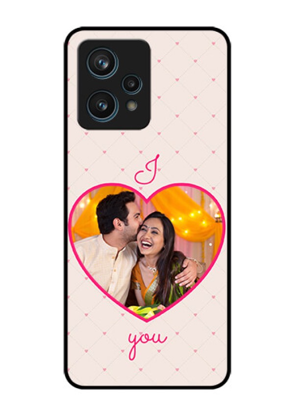 Narzo 50 Pro 5G Custom Glass Mobile Case - Heart Shape Design
