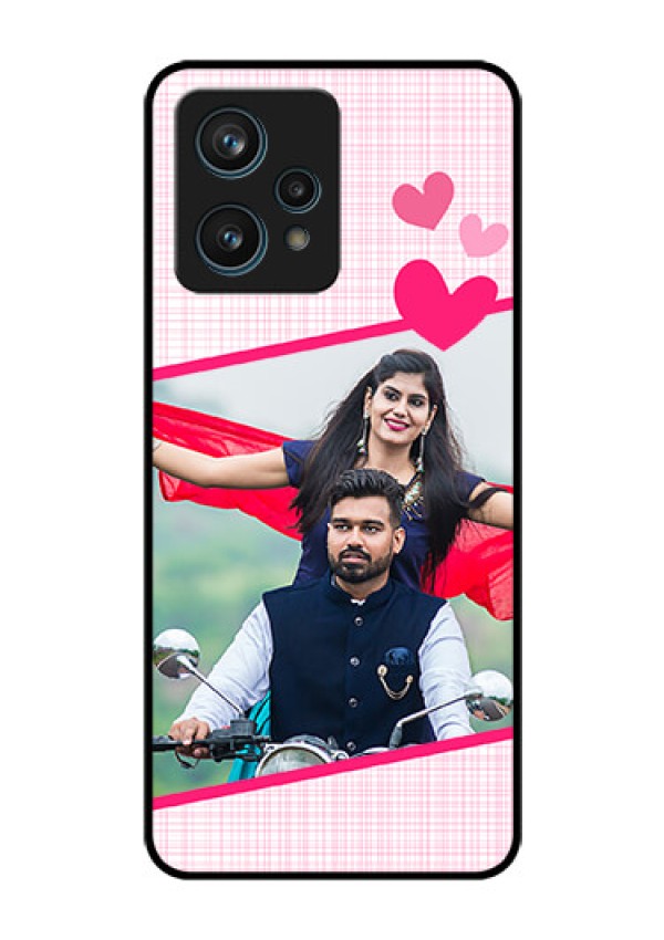 Narzo 50 Pro 5G Custom Glass Phone Case - Love Shape Heart Design
