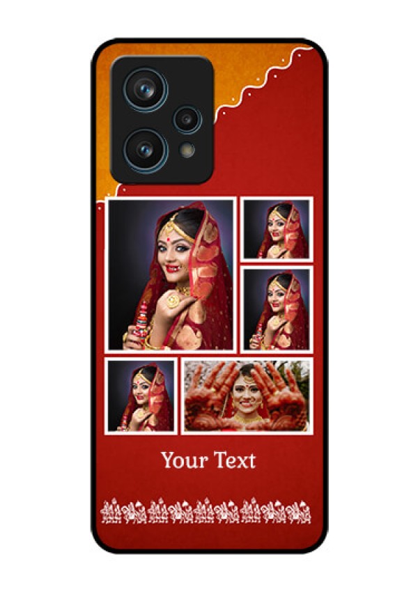 Narzo 50 Pro 5G Personalized Glass Phone Case - Wedding Pic Upload Design