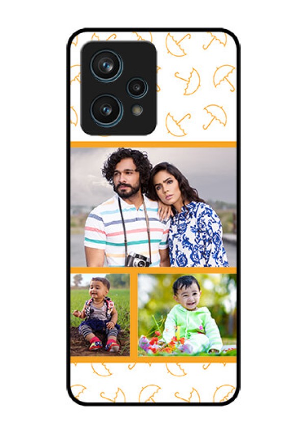 Narzo 50 Pro 5G Custom Glass Mobile Case - Yellow Pattern Design