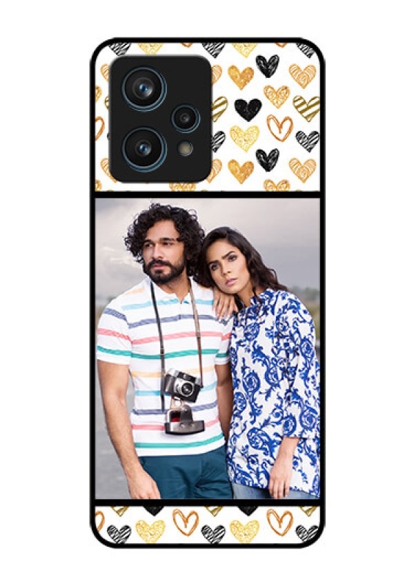 Narzo 50 Pro 5G Photo Printing on Glass Case - Love Symbol Design