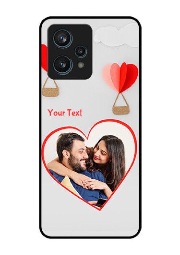 Narzo 50 Pro 5G Custom Glass Mobile Case - Parachute Love Design